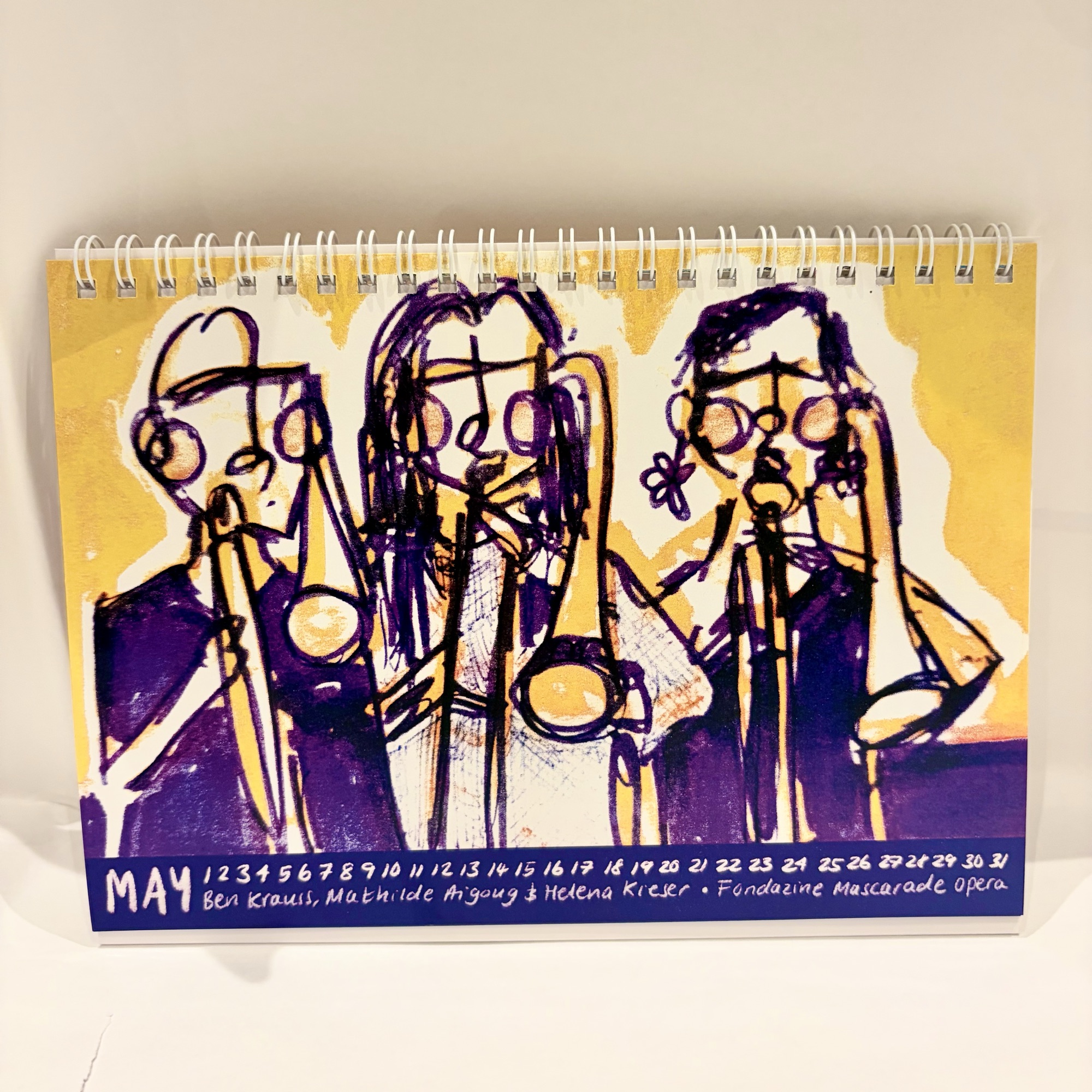 BRITISH TROMBONE SOCIETY 2027 DESK CALENDAR! (pre-order)